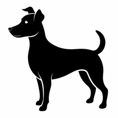 Jack Russell Terrier Black silhouette