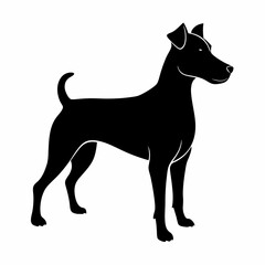 Jack Russell Terrier Black silhouette