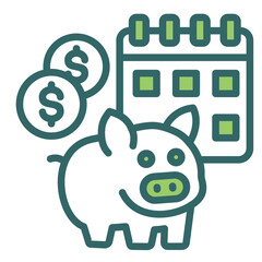 Monthly Savings Icon