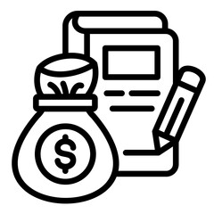 Money Diary Icon