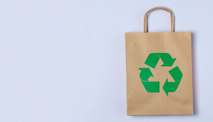 recycle bag with symbol