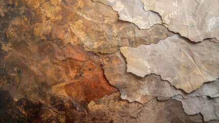 Fototapeta premium Abstract organic background with natural textures and earthy tones