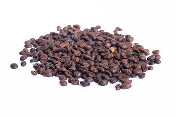 Coffee beans. Isolated on a white background