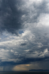 Blick von Bolafjall Útsýnispallur zur Halbinsel Hornstrandir, Westfjörde, Island