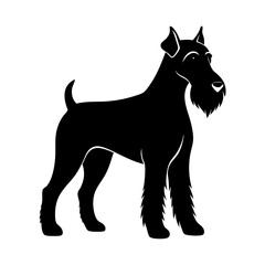 Airedale Terrier Black silhouette