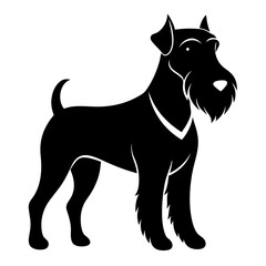 Airedale Terrier Black silhouette
