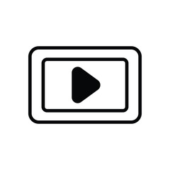 Play Button vector icon