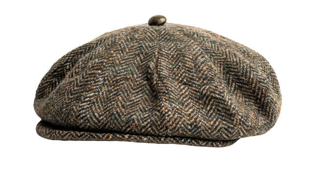 Newsboy cap on transparent background