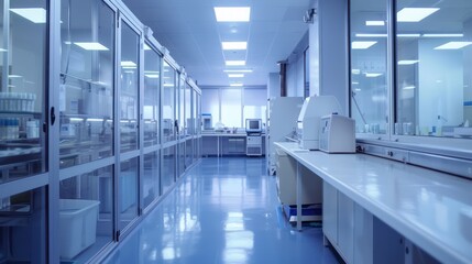 Obraz premium Research and development in an advanced manufacturing lab