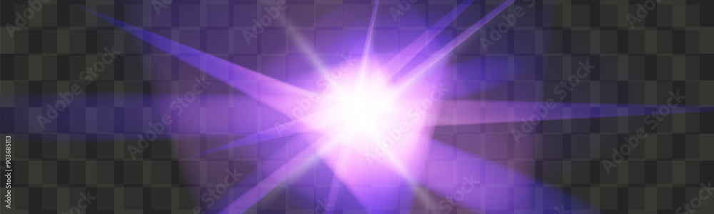Aufkleber crystal shape light effect.animated glowing vector.