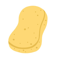 a sponge icon in cartoon style
