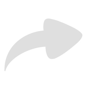 recommend clip art: a grey arrow pointing down on a transparent background