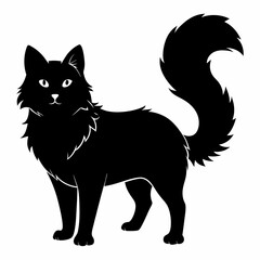 Bulldog Black silhouette