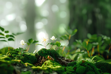 Sous bois dans la foret