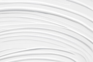 Smooth White Cream Texture Background - Skincare and Cosmetic Product Design - White lotion beauty skincare cream