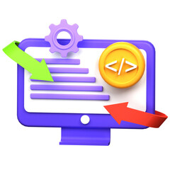Software Sharing 3D Icon