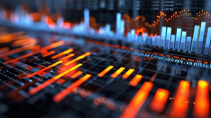 Fototapeta premium Analyze the benefits of investing in high-growth industries