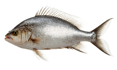 Freshwater Fish Isolated on White Background