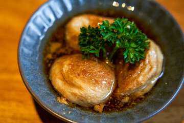 A delicious Taiwanese snack, braised bean curd