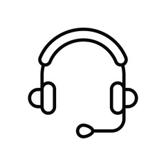 Headphones vector icon