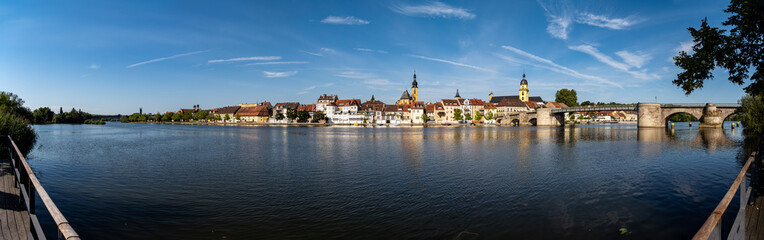 Obraz premium Panorama of the City Kitzingen 