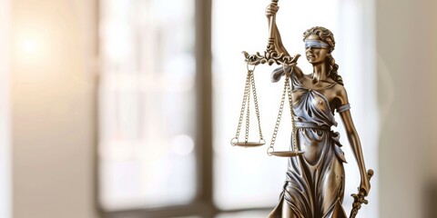 The Lady Justice Statue symbolizes law, integrity, and fairness in judicial systems. Holding a sword and often blindfolded, she represents impartiality and the commitment to uphold justice and equity