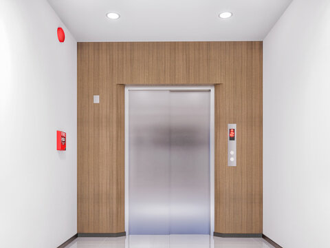 elevator in low rise office building