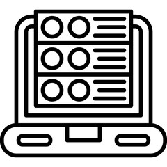 Fototapeta premium Server Control Icon