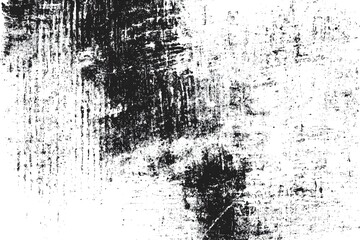 Fototapeta premium Rough black and white texture vector. Distressed overlay texture. Grunge background. Abstract textured effect. Vector Illustration. Black isolated on white background