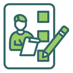 Teacher Evaluation Icon