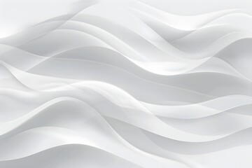 Naklejka premium Abstract white and light gray wave modern soft luxury texture with smooth and clean vector subtle background