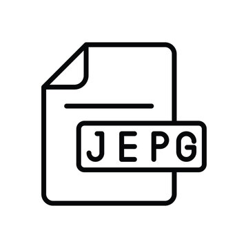 Jepg vector icon