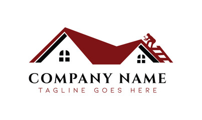roofing logo, roofing, roof business logo, logo, house logo, roofing logo, home care logo, logo design