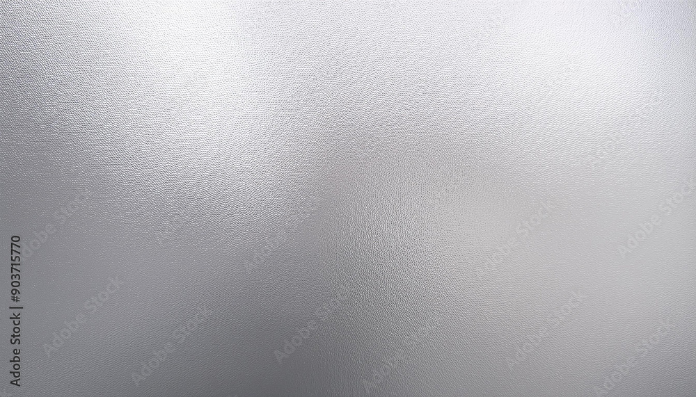 Wall mural platinum metallic effect foil with a smooth silver texture and gradient background.