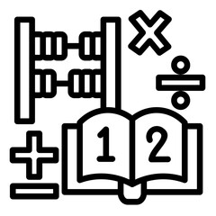 Obraz premium Numeracy Icon
