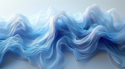 Obraz premium creative and colorful smoke, fog, flow background, main colors are blue and white on bright background 