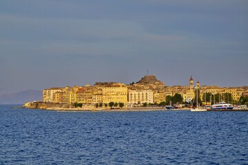 Fototapeta premium View of Corfu Island in Ionian Sea in Greece.