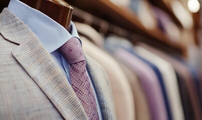 luxury men's suits, Generative AI