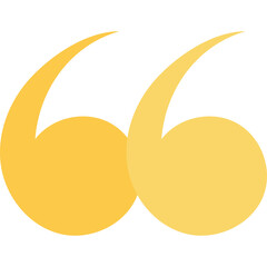 노란색 따옴표