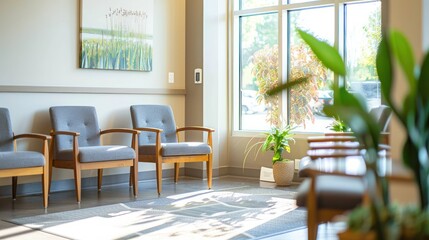 Fototapeta premium Wellness center offering mental health care services to the community