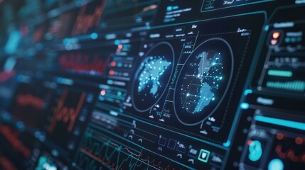 Obraz premium AI systems monitoring and analyzing patient health data