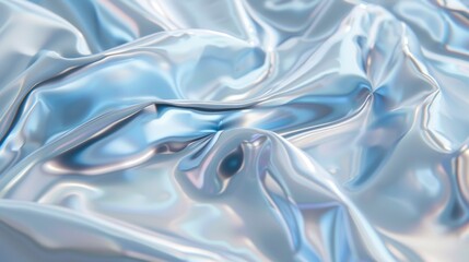 Obraz premium A piece of fabric with a shiny, metallic sheen