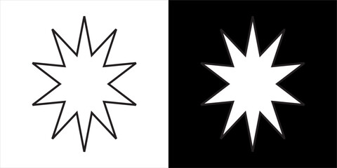 Illustration vector graphic of star icon