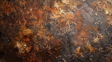A wall with a lot of rust and dirt on it