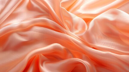 Fototapeta premium A pink fabric with a pattern of swirls and lines