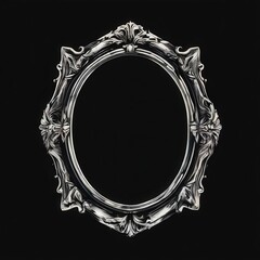 the AI Image Generator, Dramatic Gothic Frame with Intricate Ornamental Designs