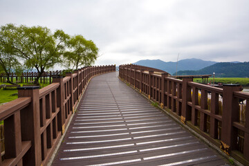 Obraz premium Suncheonman Bay Wetland Reserve, South Korea..