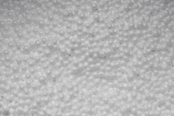 Circle styrofoam balls texture background