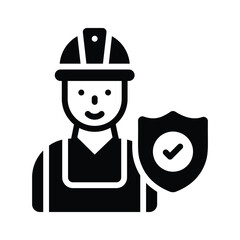 Safeguard rights and promote workplace safety with our reliable labour protection icon