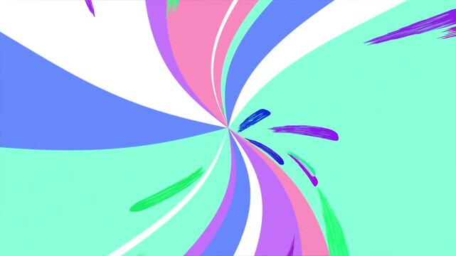 colorful lines and background looping
